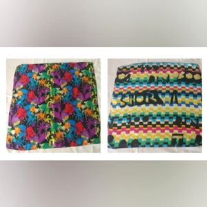 2 💯 Silk Scarf Neck Scarf Square Handkerchief Unisex Pocket Scarf